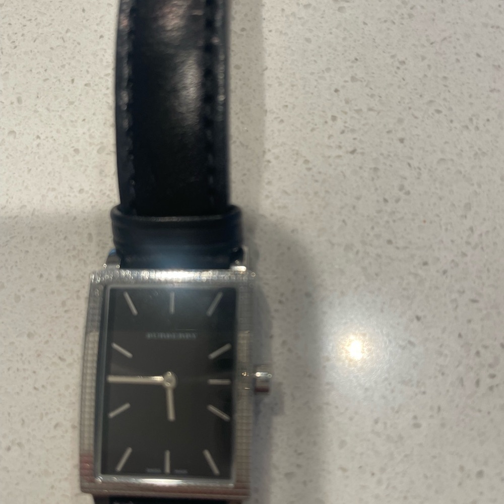 Burberry Black and Silver Watch